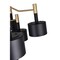 Cwi Lighting Corna 12 Light Down Chandelier With Matte Black & Satin Gold Finish 1017P32-12-129-A - alternate 3
